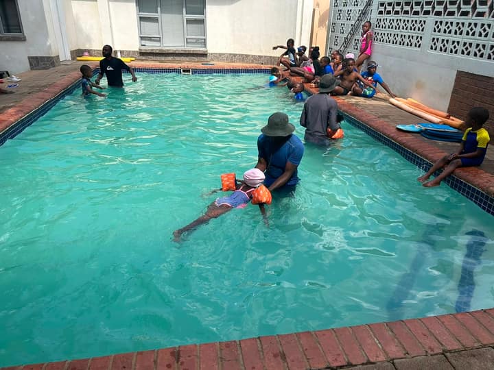 CarlTanS pupils during a swimming lesson